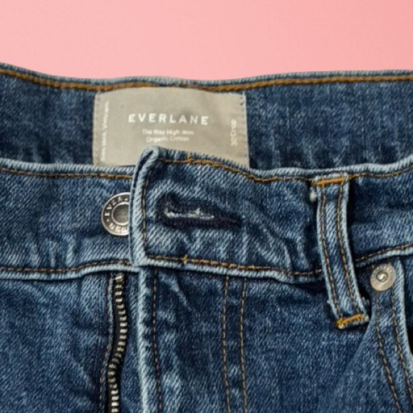Everlane Vintage Indigo Blue Way High Women's Jeans - Picture 2 of 8
